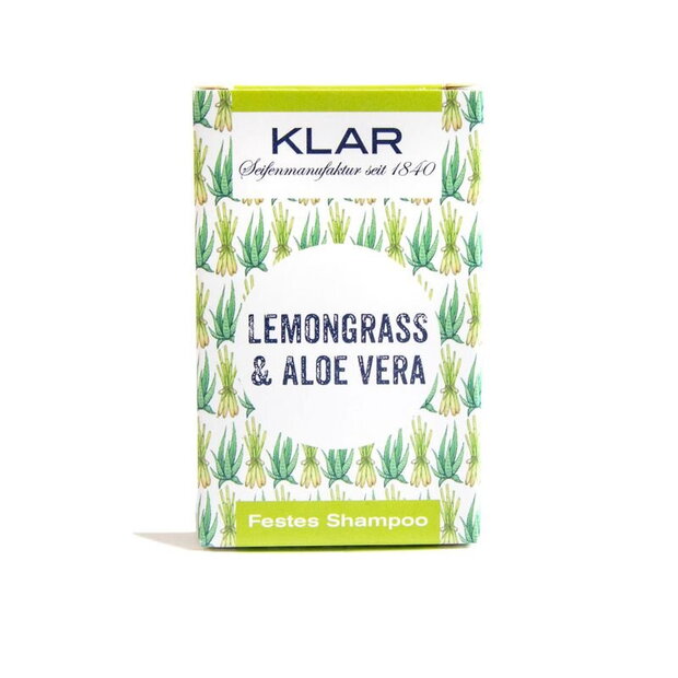 Shampoing solide Klar Lemongrass & Aloe Vera