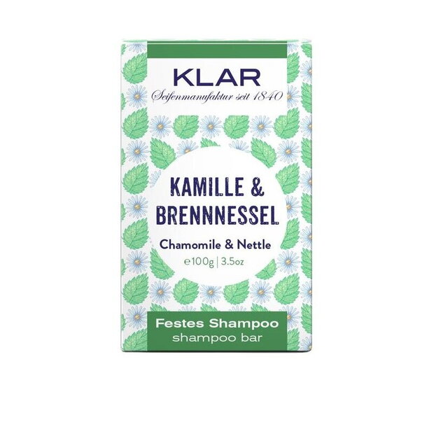 Klar Kamille & Brennnessel Festes Shampoo
