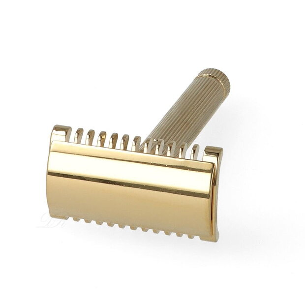 Fatip Double Edge Safety Razor Open Comb Gold Piccolo