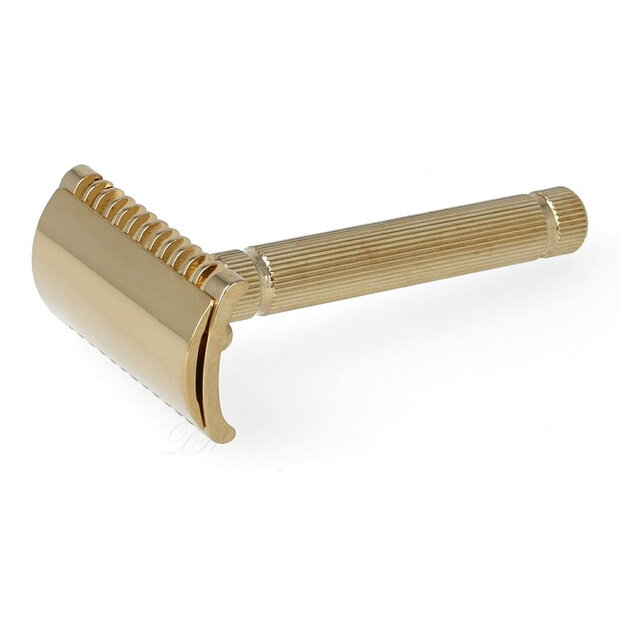 Fatip Double Edge Safety Razor Open Comb Gold Piccolo