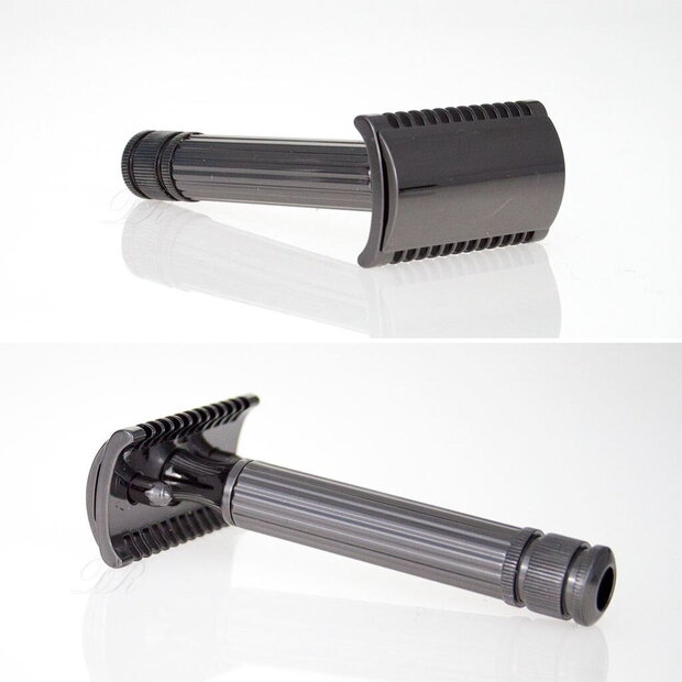 Fatip Double Edge Safety Razor Cromato Nero Grande