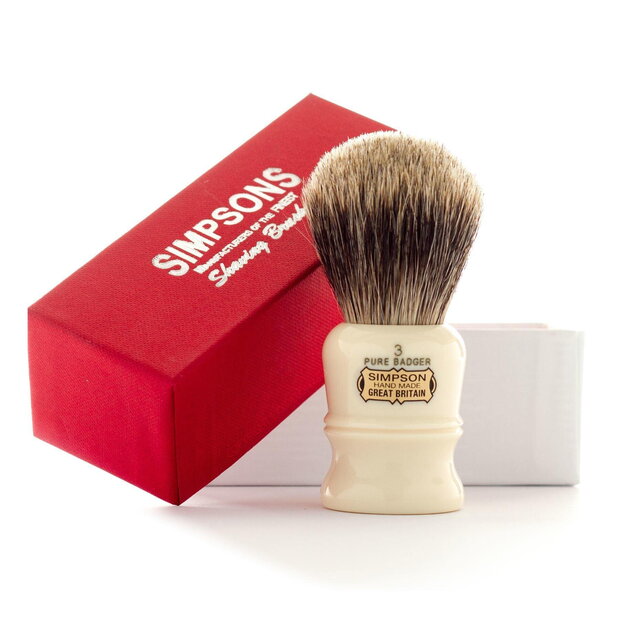 Simpsons Duke D3 Pure Badger Shaving Brush 