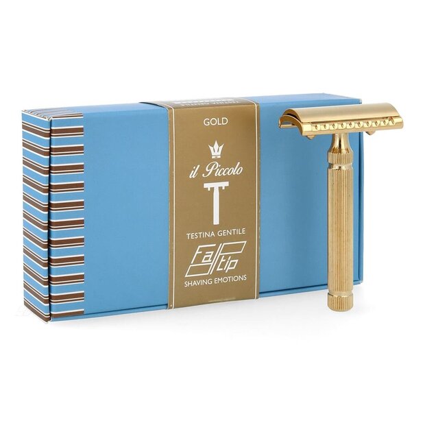 Safety Razor Fatip Piccolo Gold Gentile Closed comb —