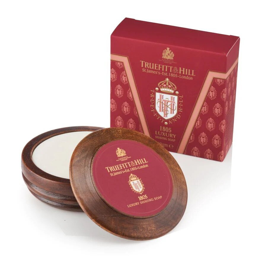 Truefitt & Hill 1805 Shaving Soap & Wooden Bowl 99gr 