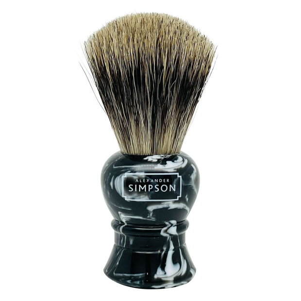 Simpson Islington Pure Badger Faux Ebony S Rasierpinsel