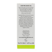 Alexander Simpson Est. 1919 Lime Pre Shave Oil: secondary picture