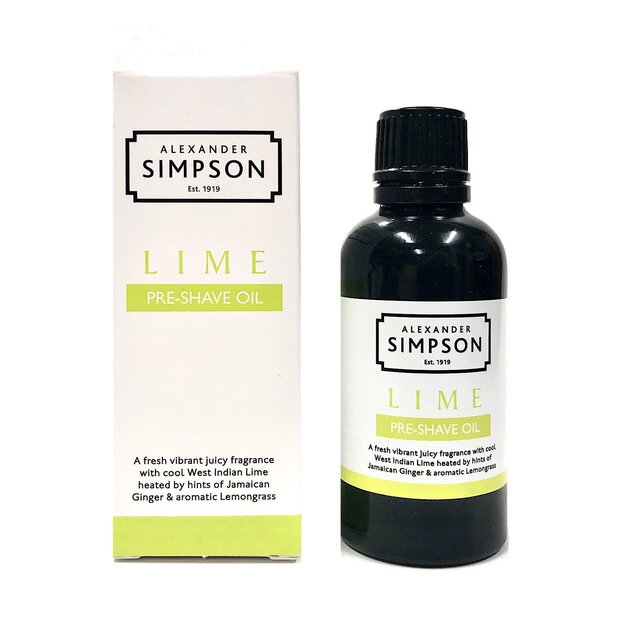 Alexander Simpson Est. 1919 Lime Pre-Shave-Öl