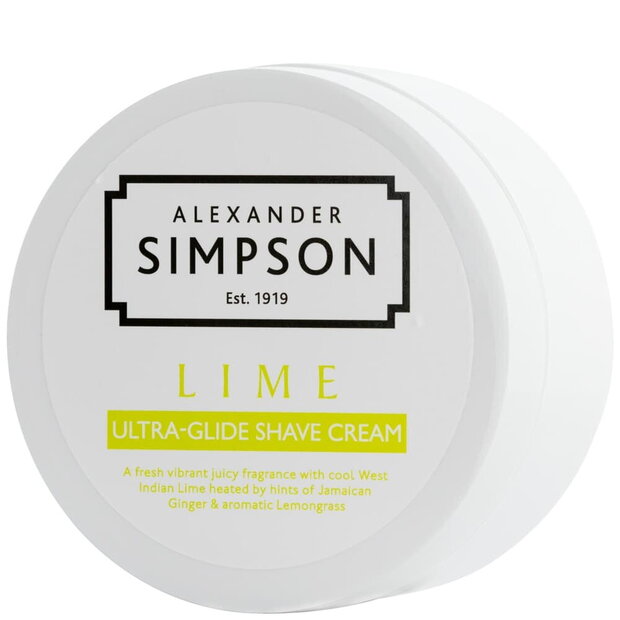 Alexander Simpson Est. 1919 Lime Shaving cream