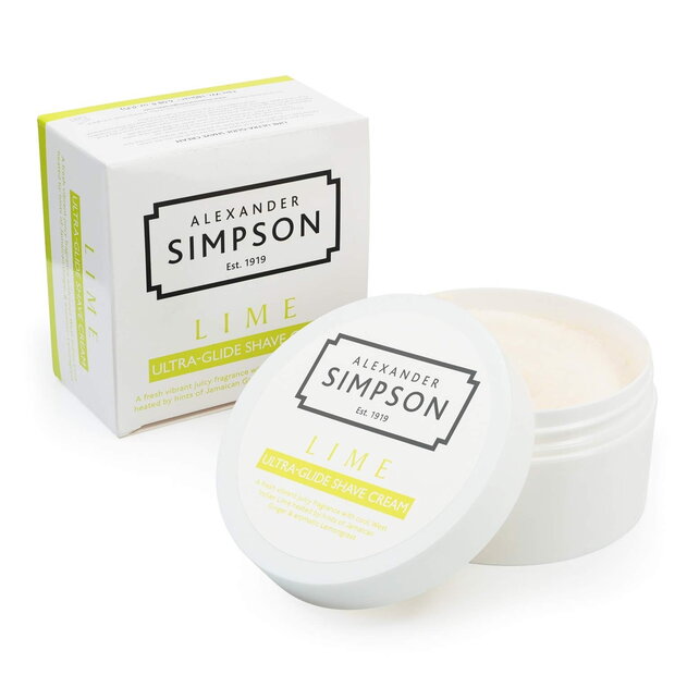 Alexander Simpson Est. 1919 Lime Shaving cream