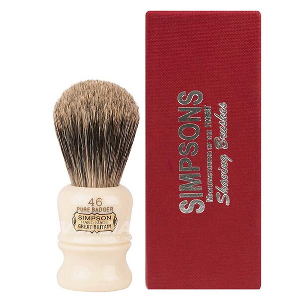 Blaireau de rasage Simpsons Berkeley 46 Pure Badger