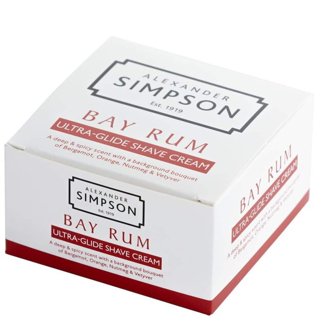 Alexander Simpson Est. 1919 Bay Rum Shave Cream