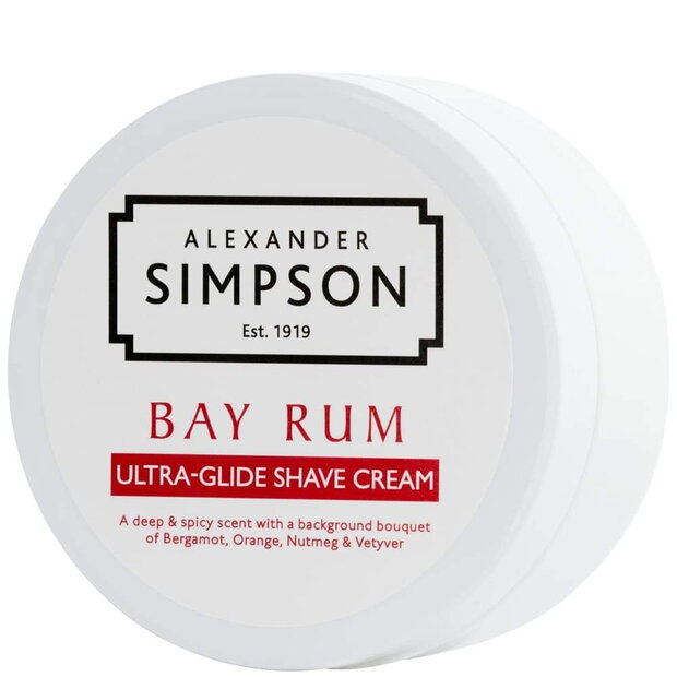 Alexander Simpson Est. 1919 Bay Rum Shave Cream