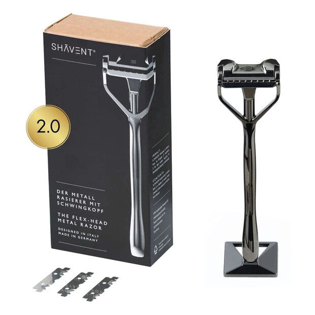 Shavent Original 2.0 Magnetic Black Oak Rasierhobel