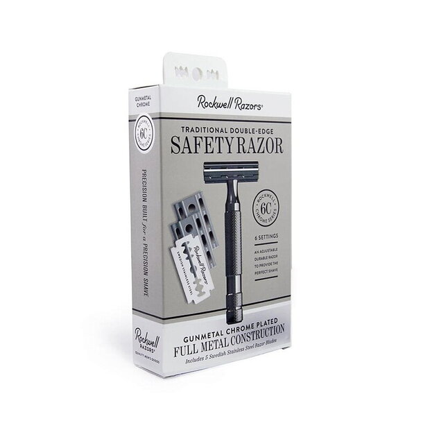 Rockwell 6C Gunmetal Safety razor