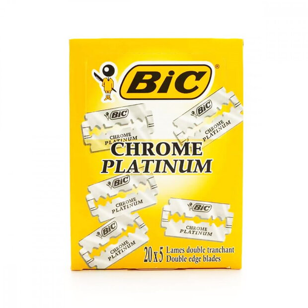 100 Bic Double Edge Blades 