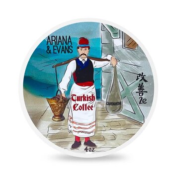 Ariana & Evans shaving soap turkish coffee 118ml