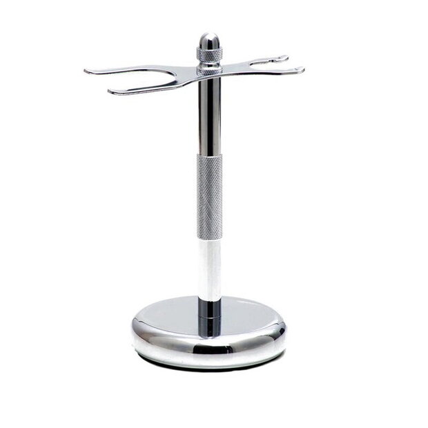 Rockwell Shave Stand White Chrome 