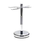 Supporto per rasoio e pennello Rockwell White Chrome