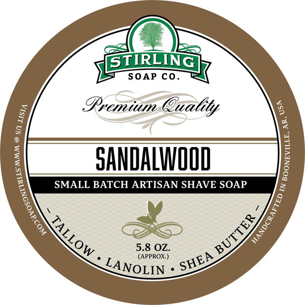Stirling Shaving Soap Sandalwood 170ml