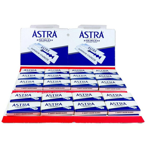 Żyletki do golenia Astra Blue Superior