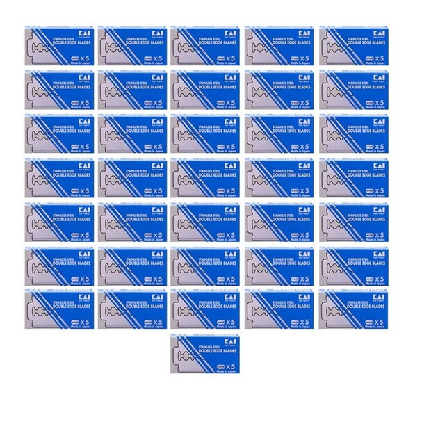 Kai Stainless Steel 5 DE razor blades