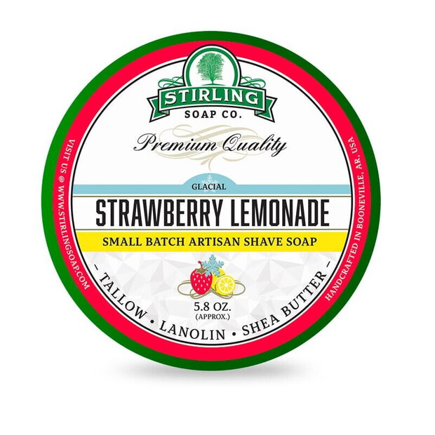 Stirling Glacial Strawberry Lemonade Rasierseife