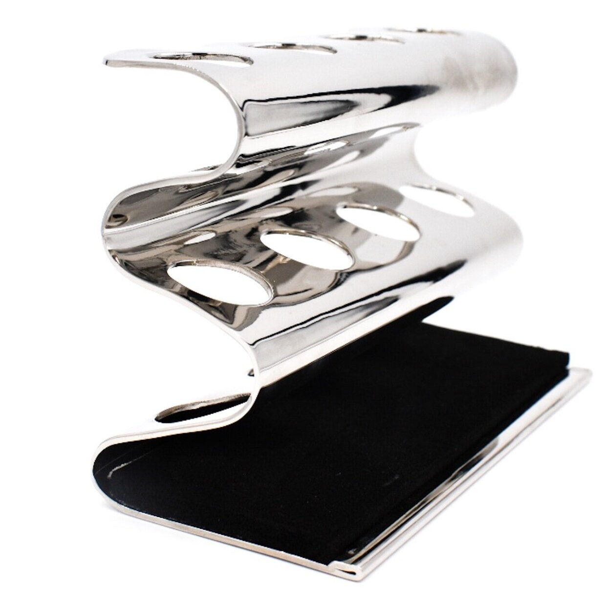 Parker Deluxe Chrome safety razor caddy 