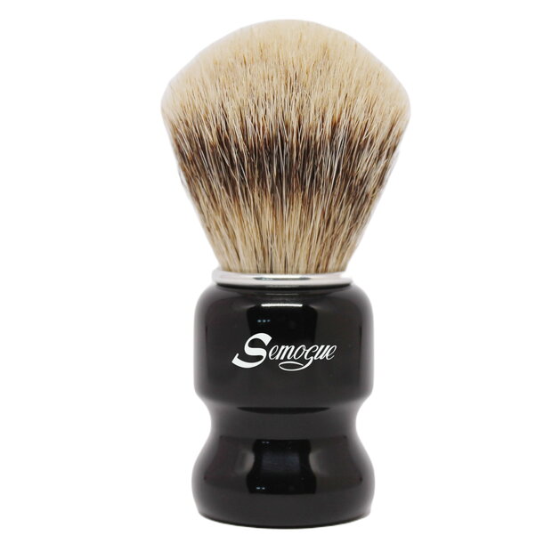 Semogue Torga-C5 Silvertip Badger Jet Black Shaving brush