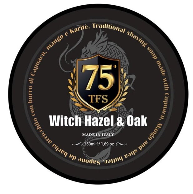 TFS shaving cream 75 anniversary Witch Hazel & Oak 150ml 