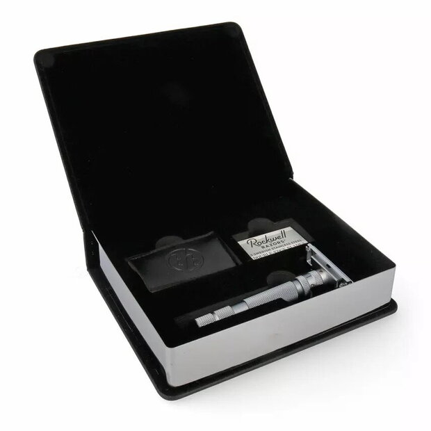 Rasoir de sûreté Rockwell T2 Brushed Chrome