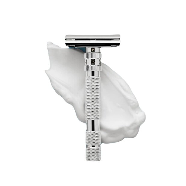 Rasoio di sicurezza Rockwell T2 White Chrome