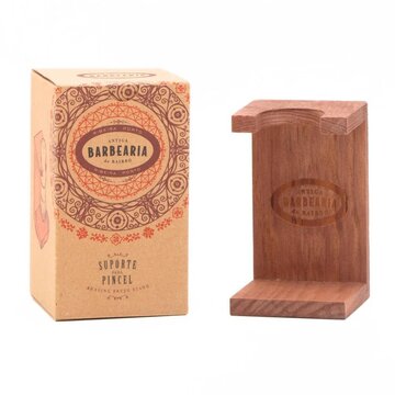 Antigua Barbearia de Bairro Shaving Brush Wooden Holder