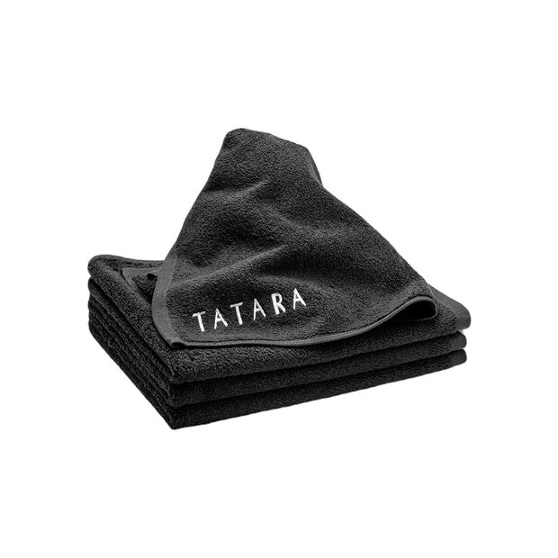 Tatara Towel Black Rasier- und Barttuch