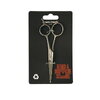 Men Rock Beard and Moustache scissors, package with Euro slot hanger 