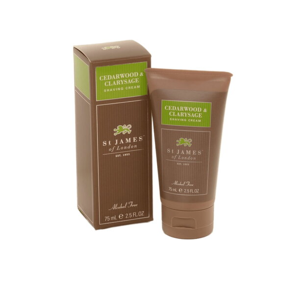 St. James of London Cedarwood & Clarysage Rasiercreme