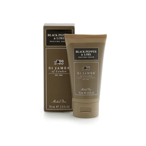 St. James of London Black Pepper & Lime Rasiercreme