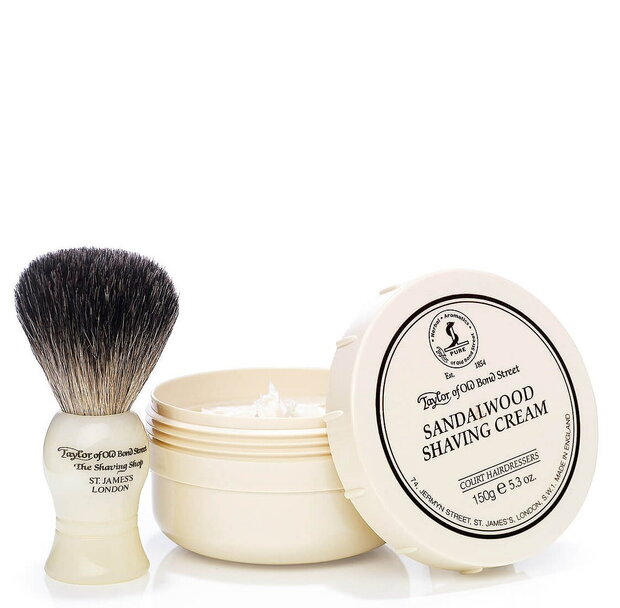 Taylor of Old Bond Street Sandalwood Rasier-Geschenkset