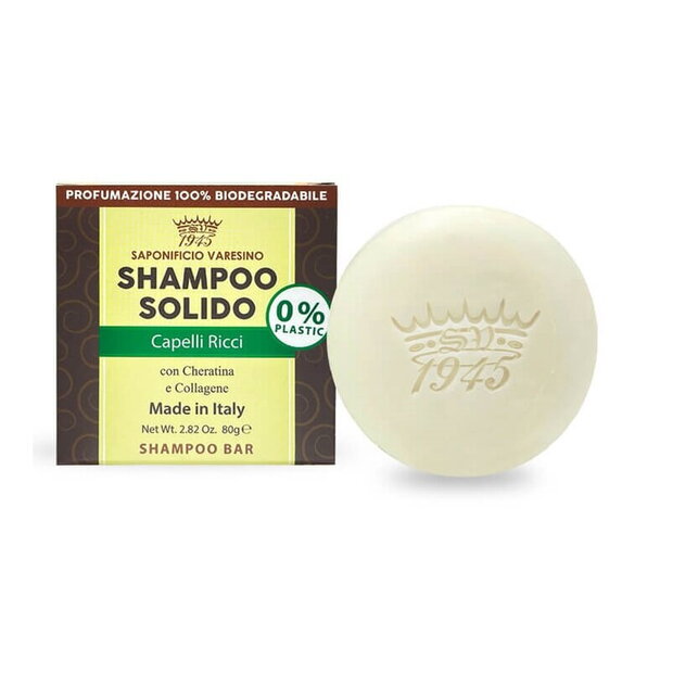 Saponificio Varesino solid shampoo curly hair 80g 