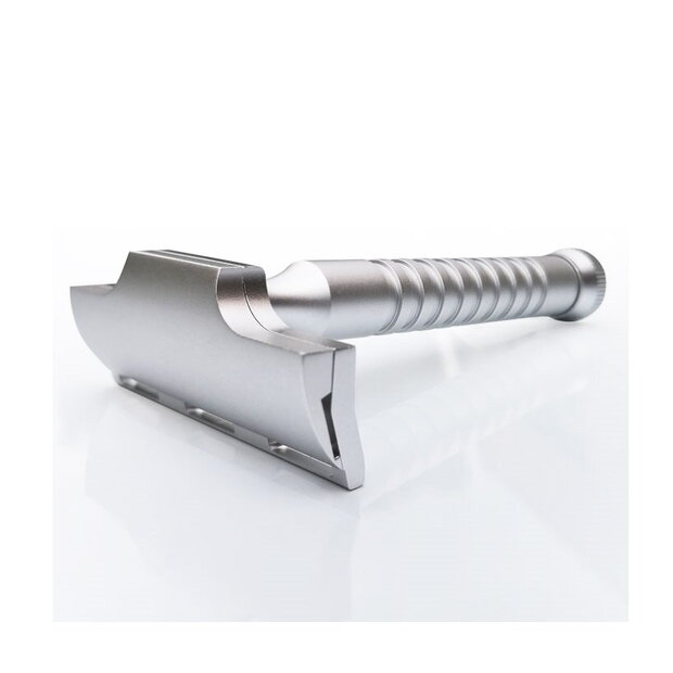 RazoRock Hawk Satin Silver Rasierhobel