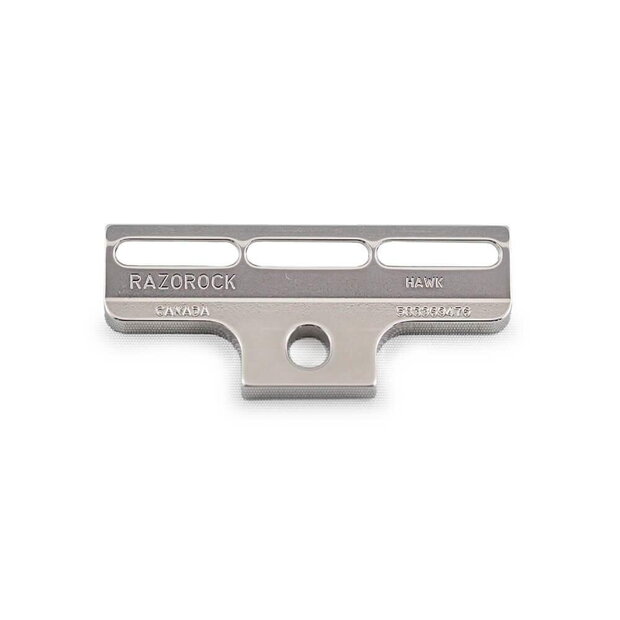 RazoRock Hawk Satin Silver Rasierhobel