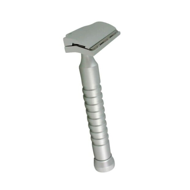 RazoRock Hawk Satin Silver Rasierhobel