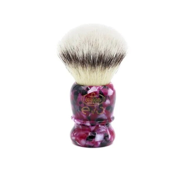 Omega shaving brush evo 2.0 synthetic veteran purple – E1891
