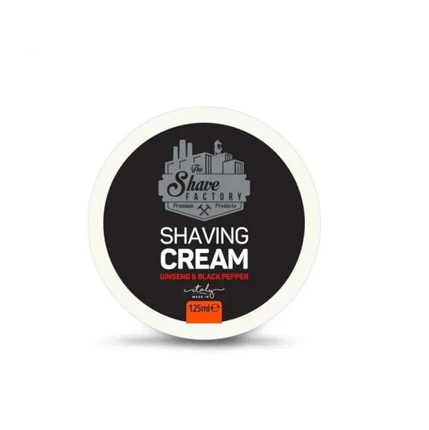 Sapone da barba The Shave Factory Ginseng & Black Pepper