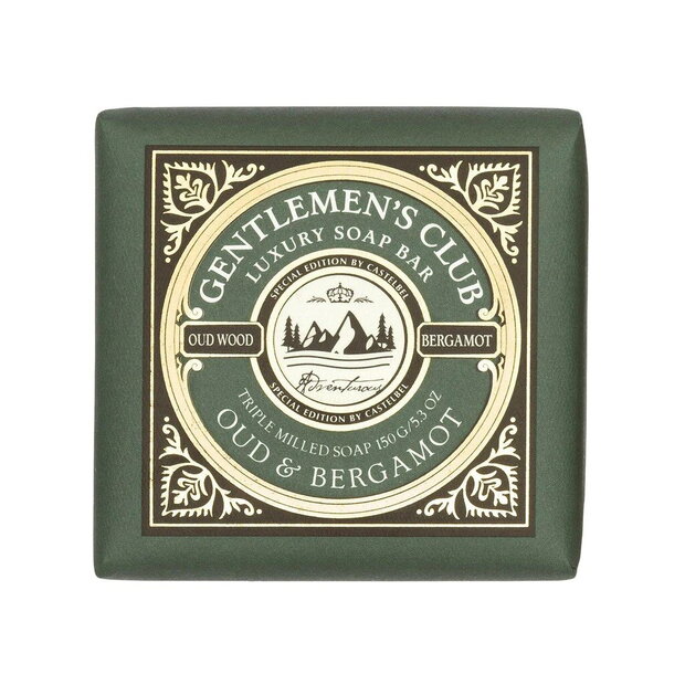Castelbel Gentlemens Club Oud & Bergamot Soap 150g