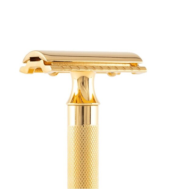 Safety razor Merkur 34 Gold Closed comb, medium aggressiveness, 0 g, 0