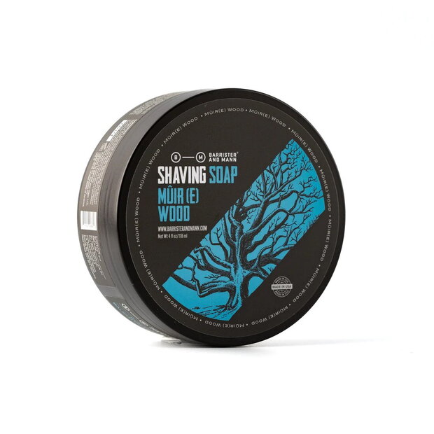 Barrister and Mann shaving soap Muire Wood 118ml 