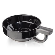 Fine black and grey Shaving Bowl