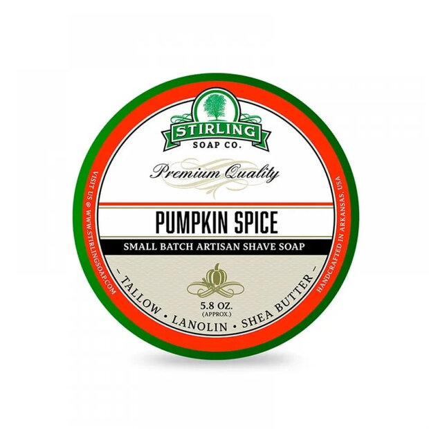 Stirling Pumpkin Spice Shaving soap
