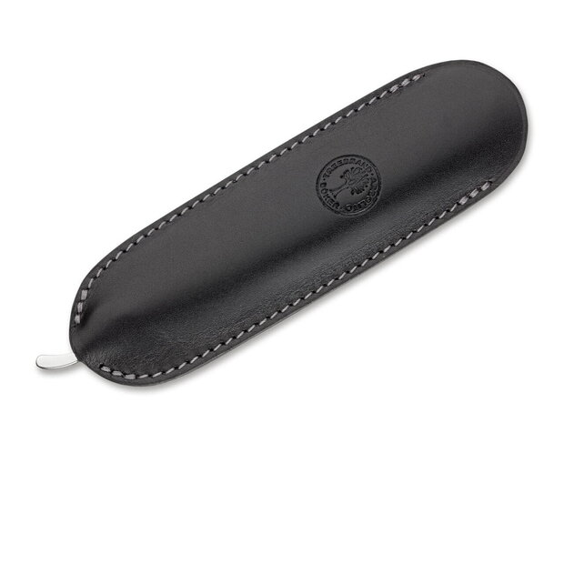 Boker leather wallet black for straight razors 