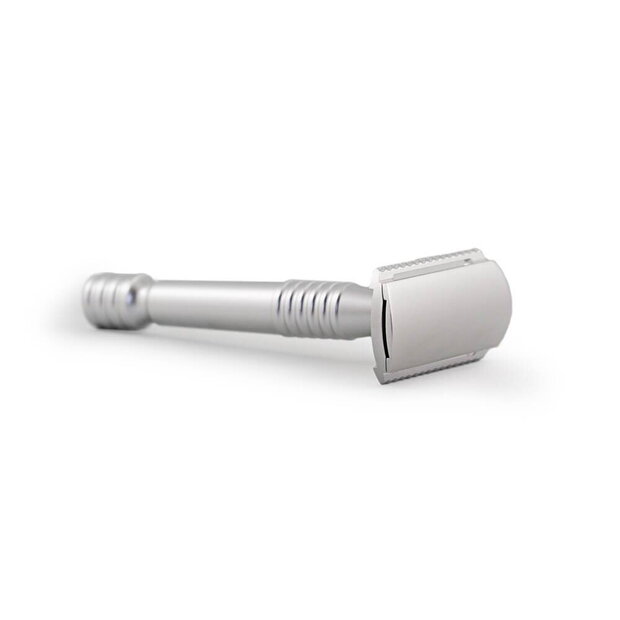 RazoRock Lupo Satin Silver Rasierhobel